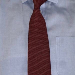 Hermès black/red tie